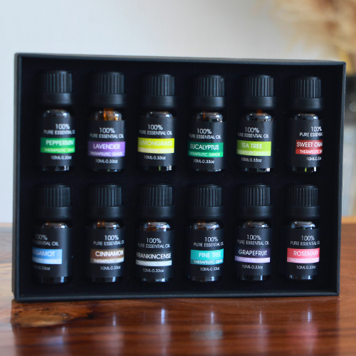 Kit de 12 Aceites Esenciales Terapéuticos