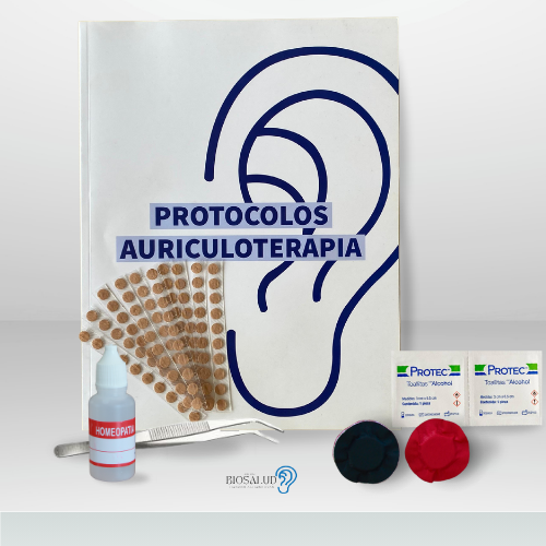 Kit de trabajo para auriculoterapia